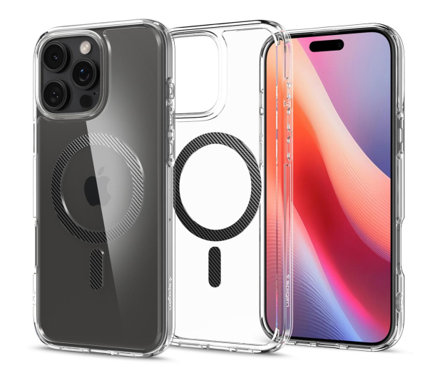 SPIGEN Ultra Hybrid Mag Magsafe do iPhone 16 Pro Carbon Fiber ACS08131 - 1279673 - zdjęcie 2